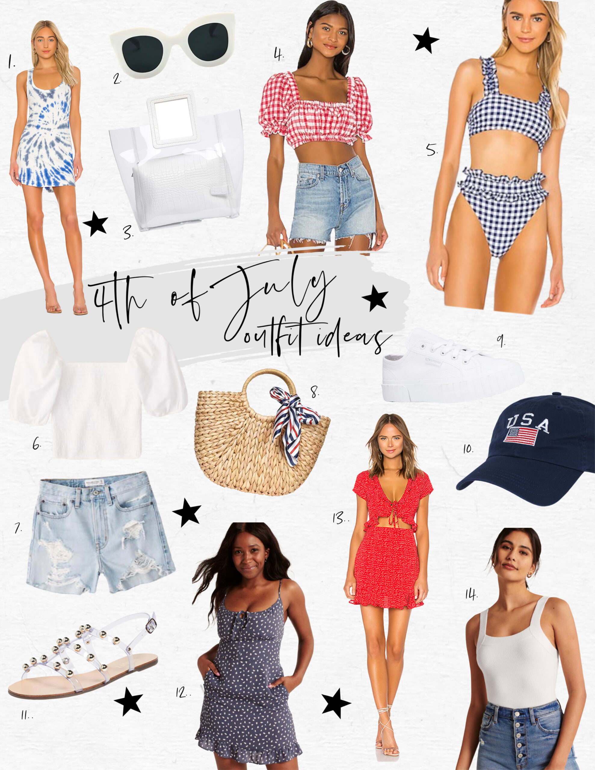 FOURTH OF JULY OUTFIT IDEAS