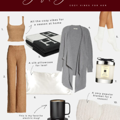 HOLIDAY GIFT GUIDE: TOP 10 COZY GIFTS FOR HER